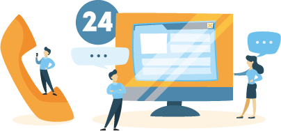 お問い合わせイメージイラスト